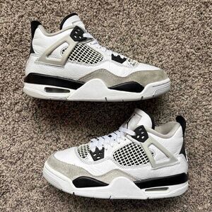 Nike Air Jordan 4 Retro Military Black Size 4.5 Youth (Size 6 Women's)